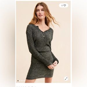 Chaser Venus L/S dress (S) NWT